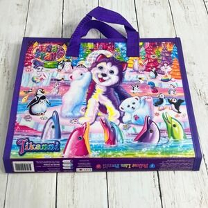 Lisa Frank‎ Tikanni Activity Tote Bag Kids Art Craft Supply Rainbow for Kids